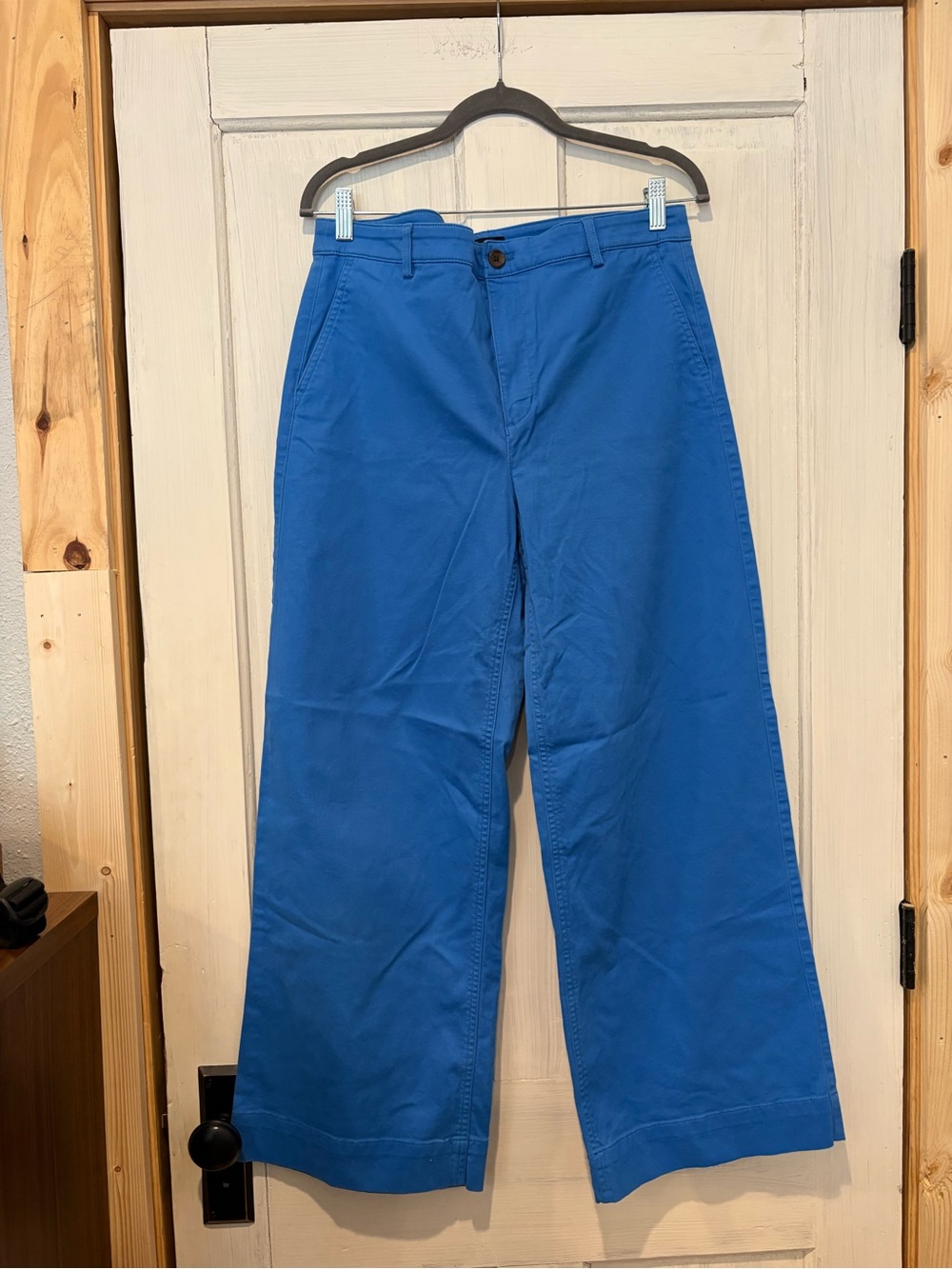 Jcrew factory blue Wide-Leg chino